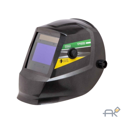 Щиток сварщика с самозатемняющимся светофильтром DGM V7000 (черный) (1/1/1/2 104x63 мм (65.5 см2) DIN 3.5/4-8/9-13 (регул) 4 сенсора) (V7000BL1)